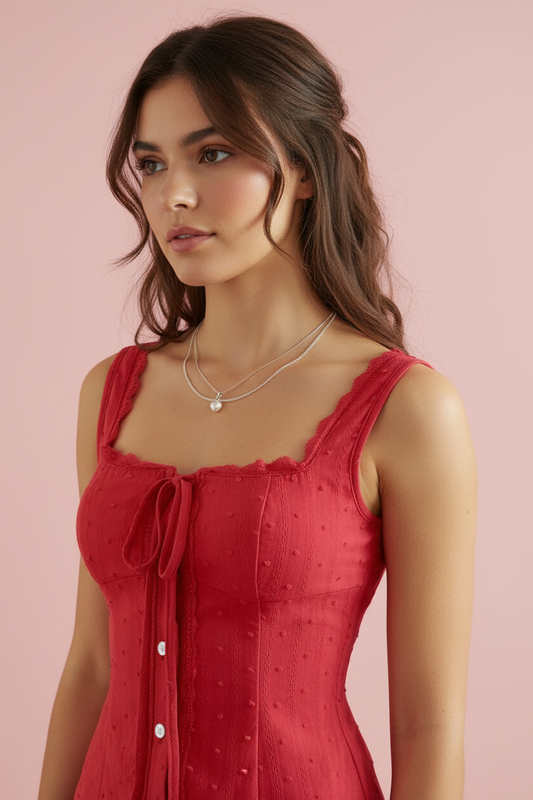 Cherry Darling Corset Tank