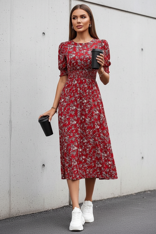 Cherry Meadow Tea Dress