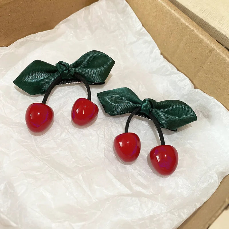 Cherry Mini Duckbill Hairclips