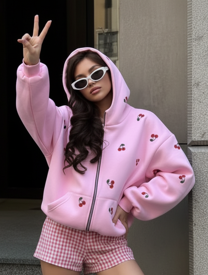 Cherry Pop Cloud Jacket