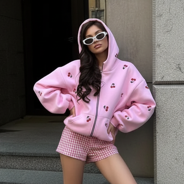 Cherry Pop Cloud Jacket