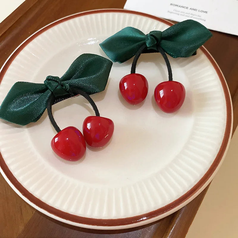 Cherry Mini Duckbill Hairclips
