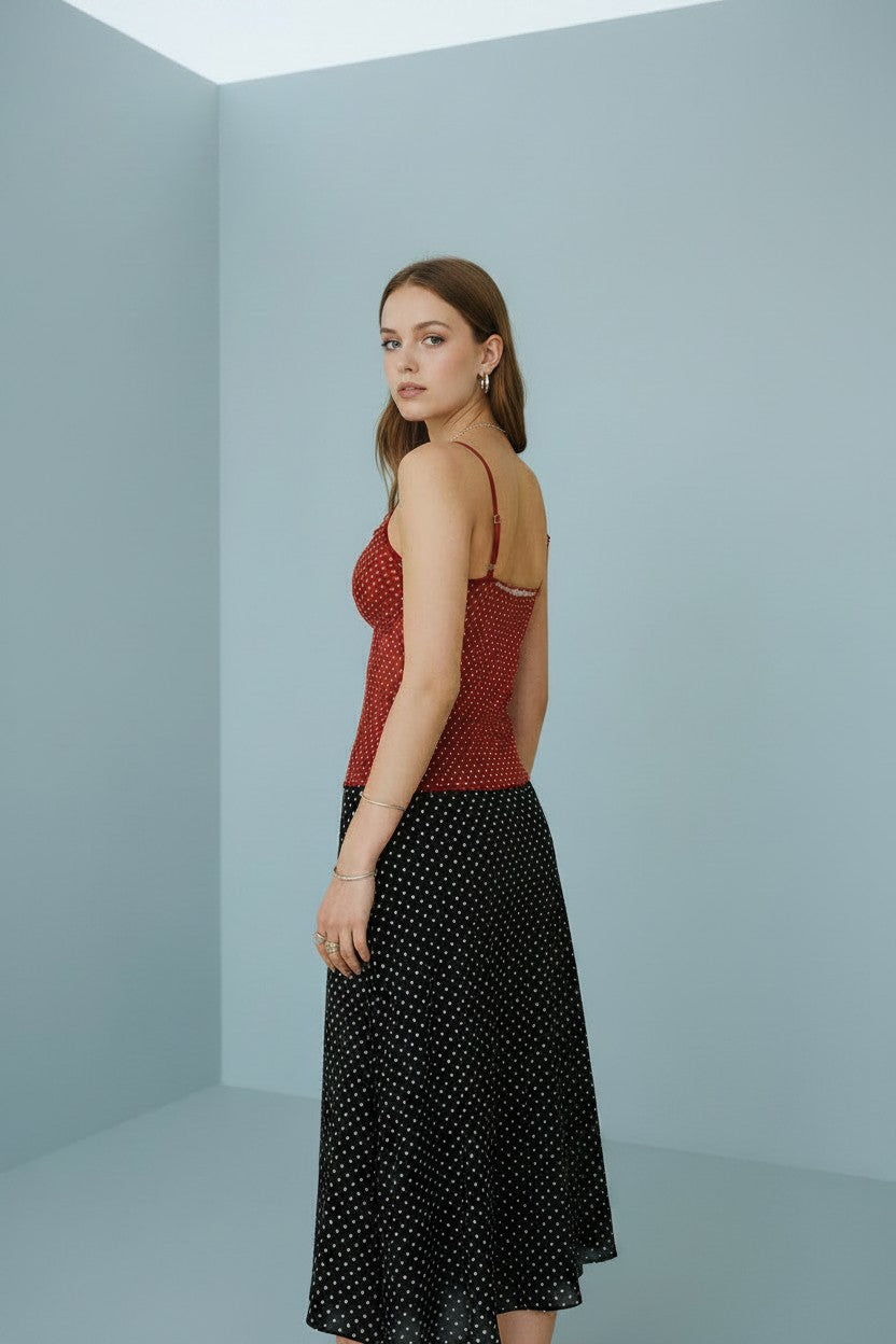 Cherry Kiss Polka Cami