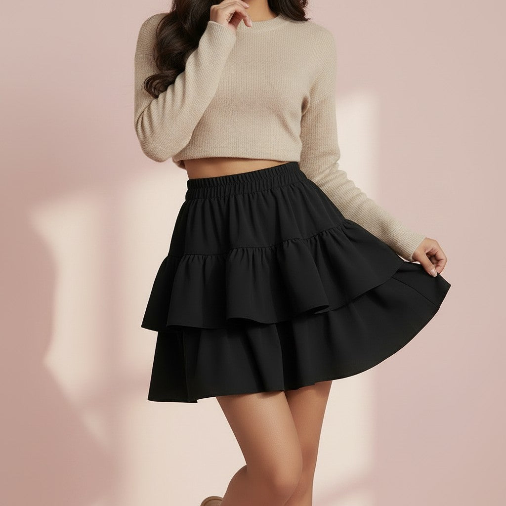 Twirl Princess Ruffle Mini Skort