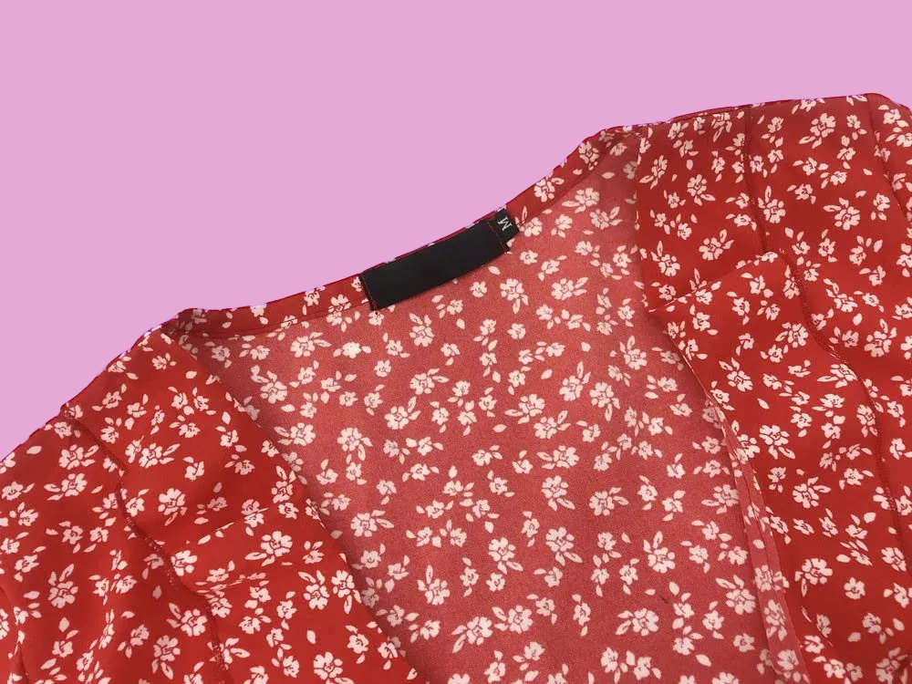 Cherry Bloom Mini Dress