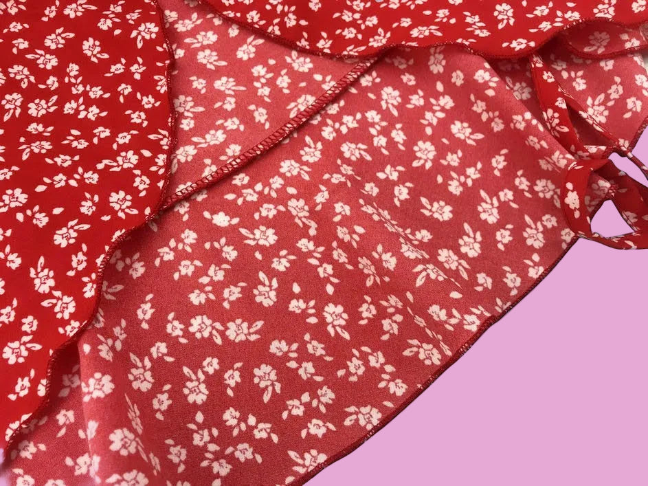 Cherry Bloom Mini Dress
