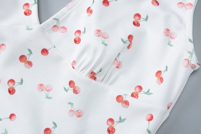 Cherry Sweetheart Mini Dress