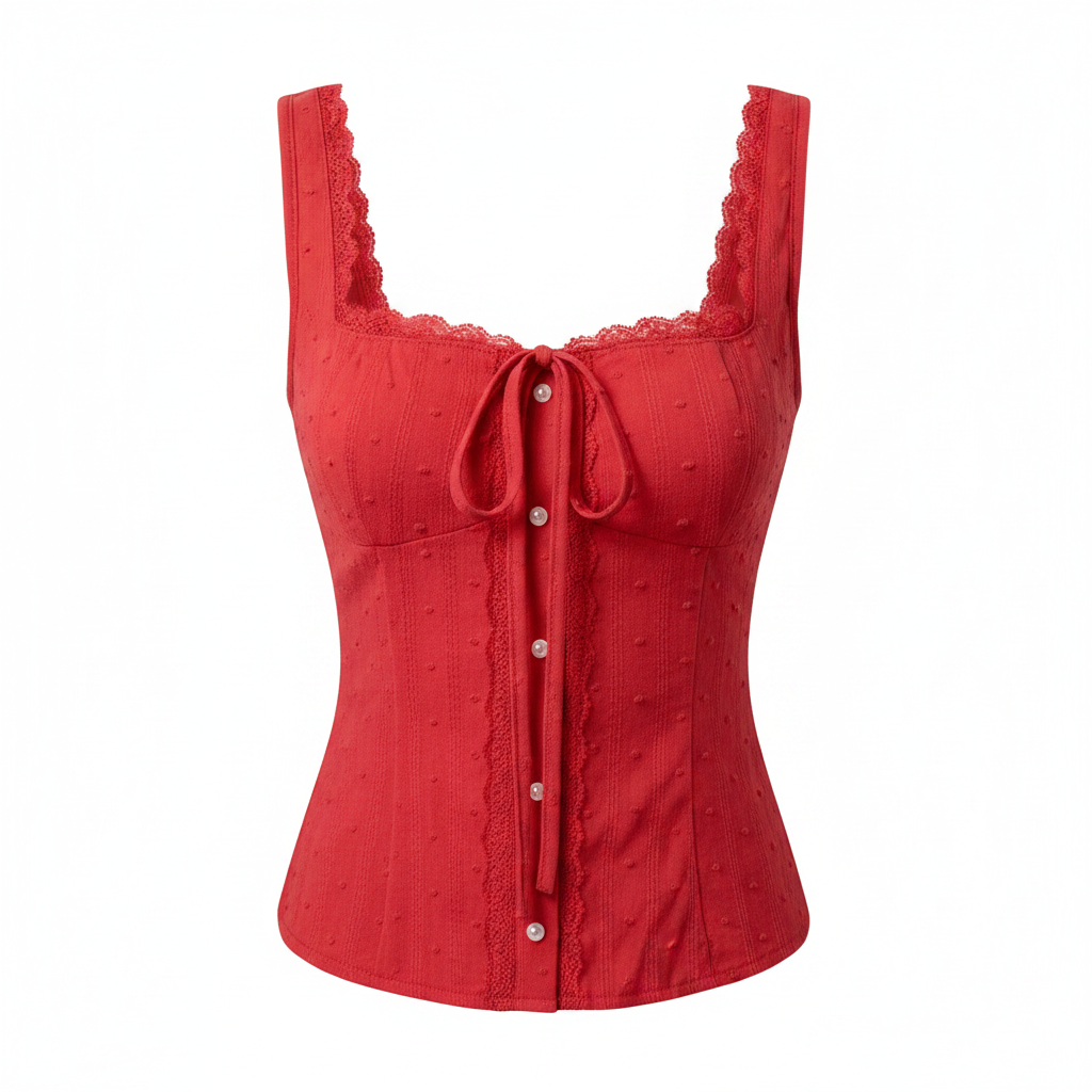 Cherry Darling Corset Tank