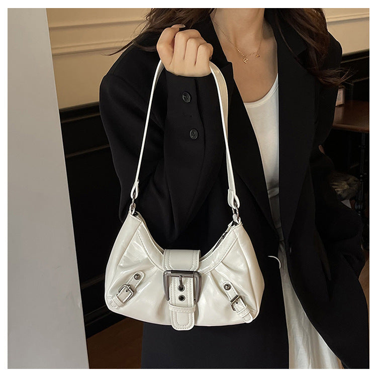 Cherry Noir Mini Hobo Shoulder Bag