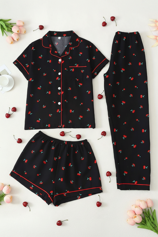 Sweet Cherry Pajama Set
