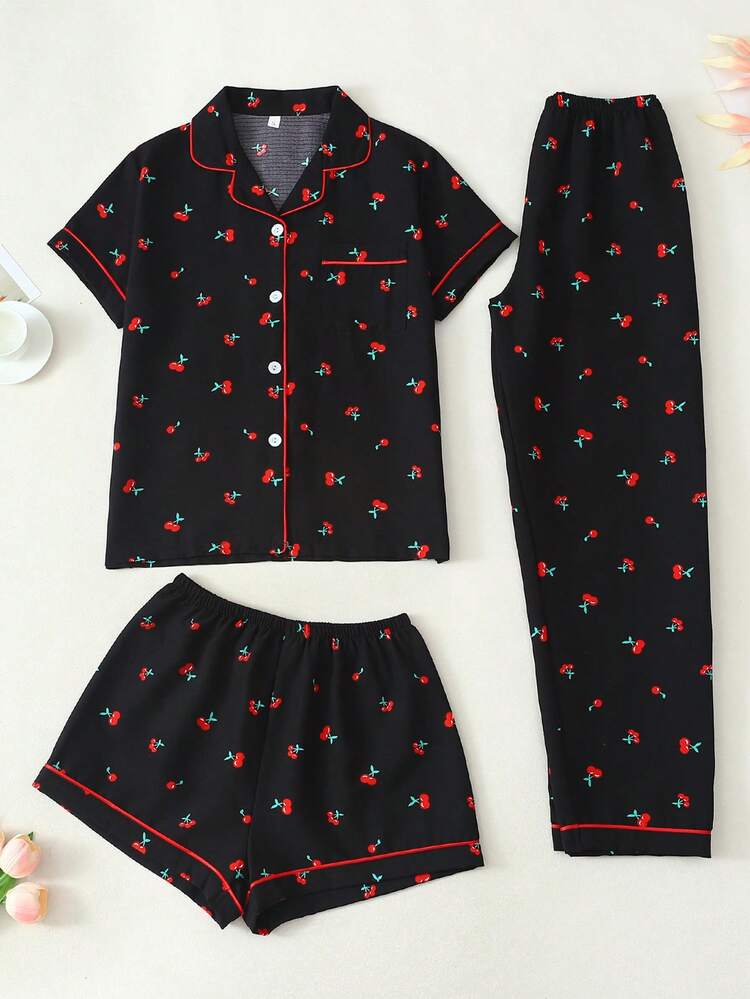 Sweet Cherry Pajama Set