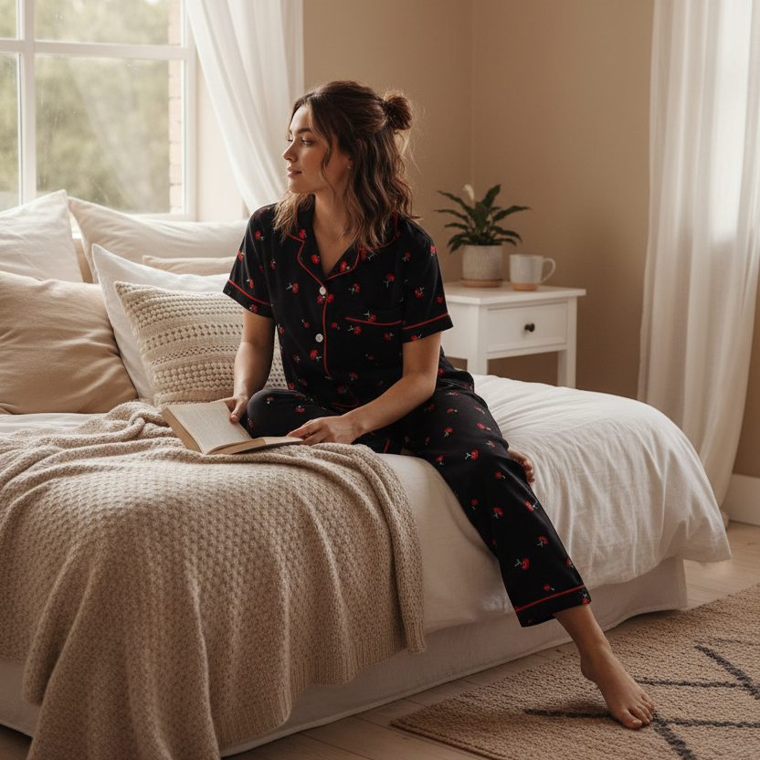 Sweet Cherry Pajama Set