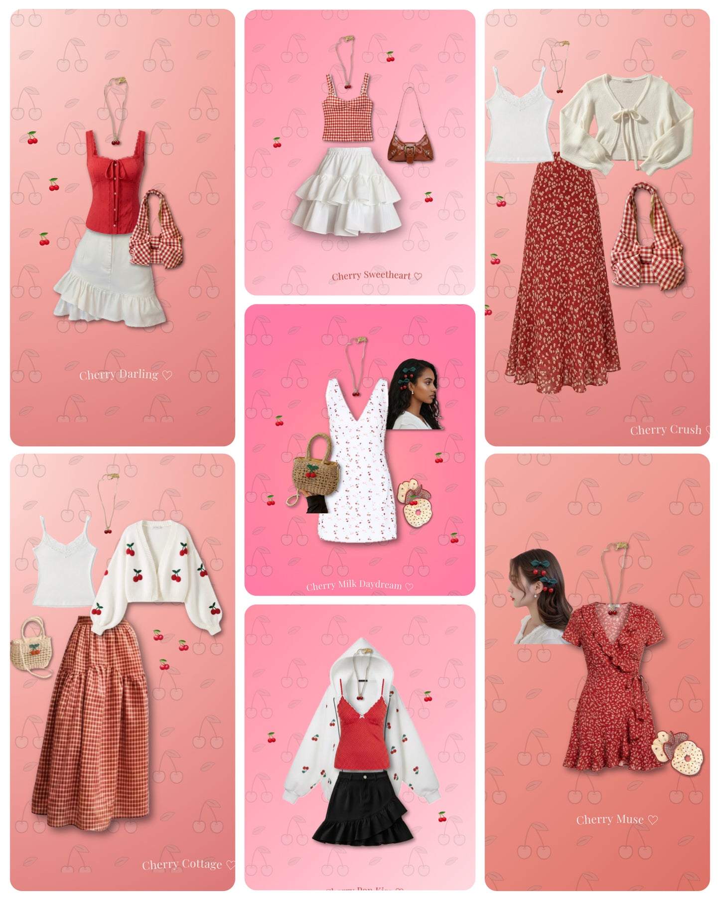 Mix and Match to Create Your Cherry Girl Fit! 🍒