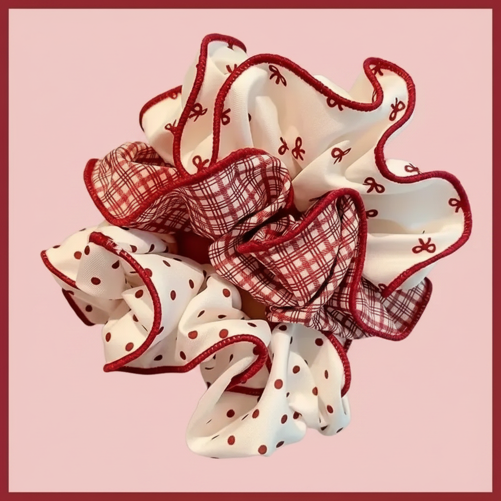 Cherry Girl Scrunchie