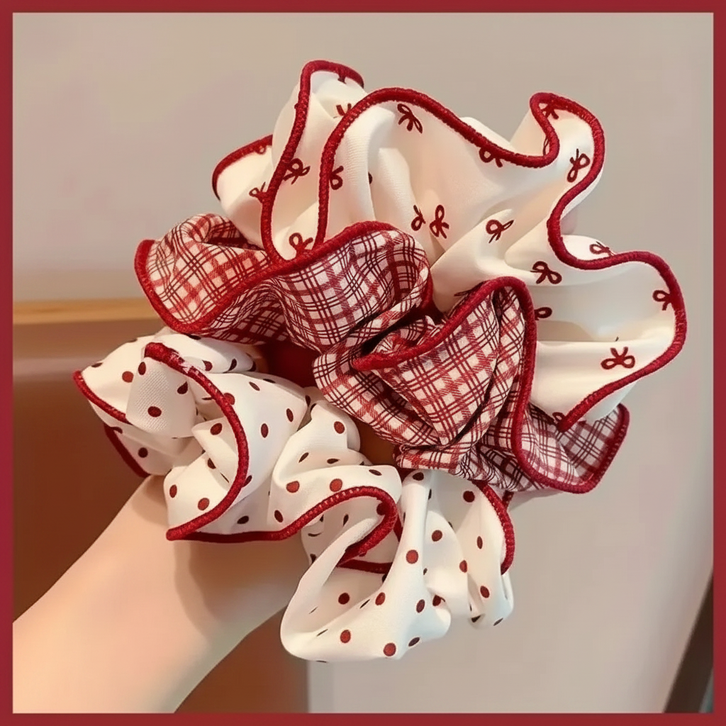 Cherry Girl Scrunchie