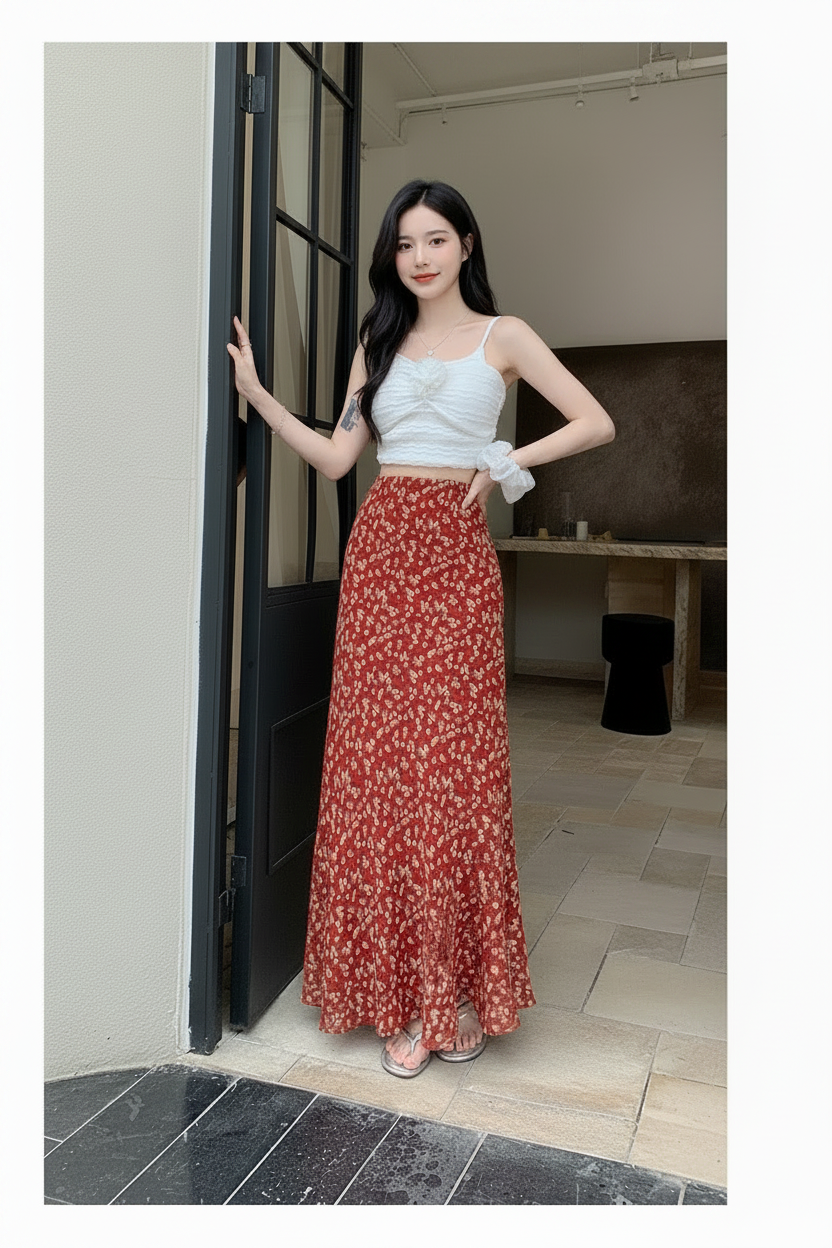 Cherry Crush Midi & Maxi Skirt