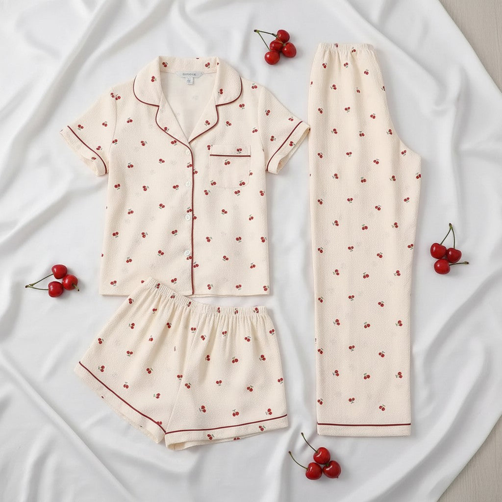 Sweet Cherry Pajama Set