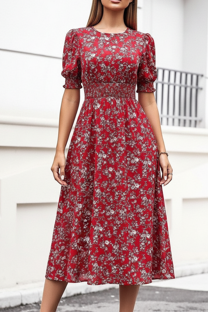 Cherry Meadow Tea Dress