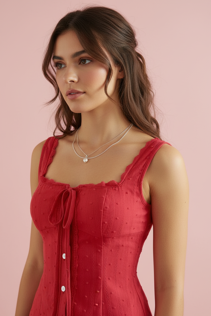 Cherry Darling Corset Tank