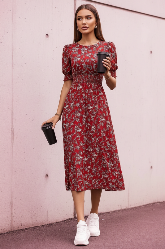 Cherry Meadow Tea Dress