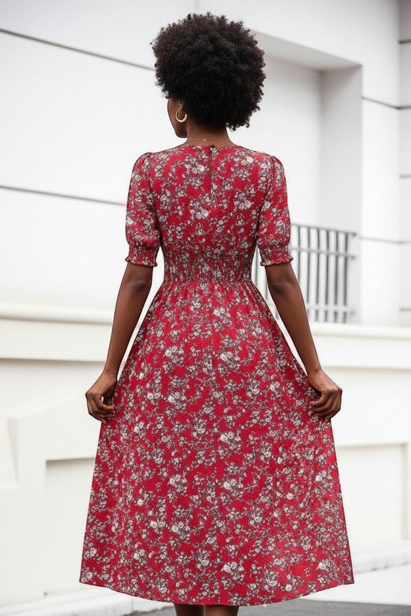 Cherry Meadow Tea Dress