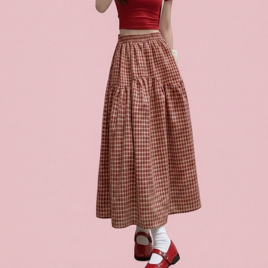 Cherry Orchard Midi Skirt